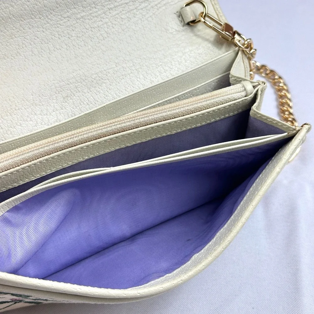 Gucci Flora Canvas Marmont Long Wallet on Chain Limited Edition w/Box & Dust Bag - Picture 7 of 15